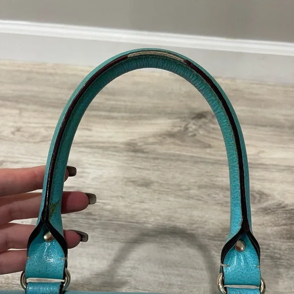 Kate Spade Bag Aqua Tiffany Blue Purse - Picture 6 of 6